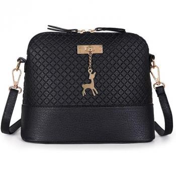 Bolso de hombro con cremallera