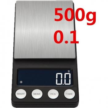 Jewelry Scale 200/500g Digital with Backlit LCD Display 0.01/0.1g