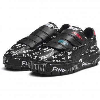 Sneakers PUMA Femme Plateforme Trace Strap x Shantell Martin Noir-Puma