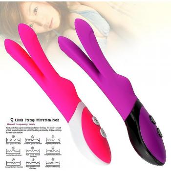 Estimulador Y Dual Motor 9 Tones USB Rechargeable