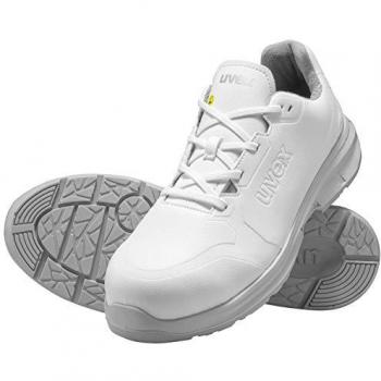 Uvex S3 A SRC T43 Antistatique Chaussures Blances Unisexe