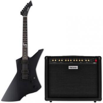 ESP LTD Snakebyte James Hetfield Édition Signature Satin Noir