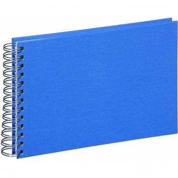 Pagna Spiralalbum 24x17cm 40 Seiten Leineneinband mittelblau