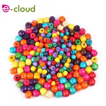 Perles en bois pour cheveux 12mm et 17mm