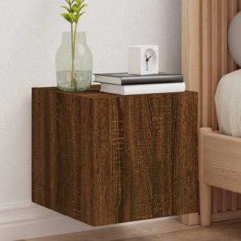 Wall-Mounted TV Cabinet with LED Lights
