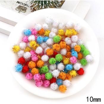 Bolas Pompones DIY 50 Pcs 10/15/20/25/30mm – Accesorio de Decoración