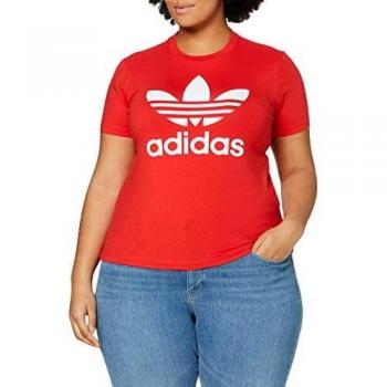 Abbigliamento Femminile Adidas Trefoil Bianco 46
