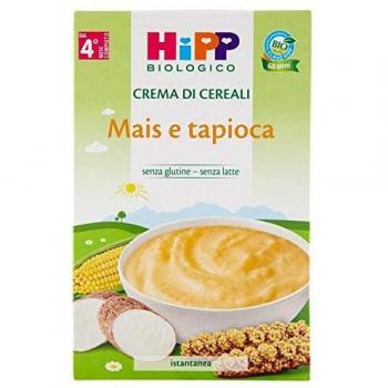 HiPP Biologico Crema di cereali Mais e Tapioca, 200g