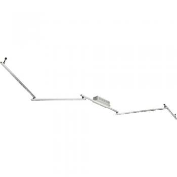 Hübsche Schlafzimmerdecke: 20 W LED Lampe – ALU Globo CALIBAN 67050‑20D