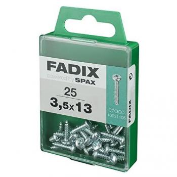 FADIX Tornillo rosca chapa CR cincado 3,5x13mm FADIX