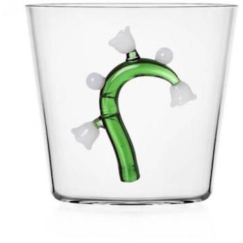 Bicchiere Artigianale Botanica Fiore Bianco
