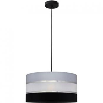 Helam HELEN Plafoniera a Sospensione Cilindrica 40 cm in Grigio