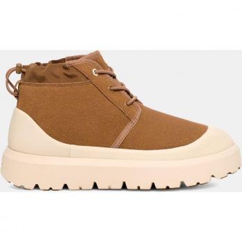 UGG, Lace-up Boots, male, Brown, Size: 9 US ‘Neumel Weather Hybrid’ suede ankle boots