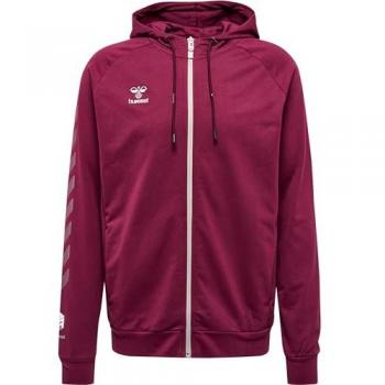 Move Grid Katoenen Hoodie met Rits