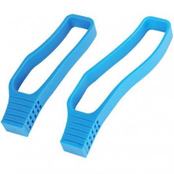 Bicycle Chain Protection Cover MTB Road Bike Rear Fork Rubber Anti-Collision Frame Ring 1 Pair