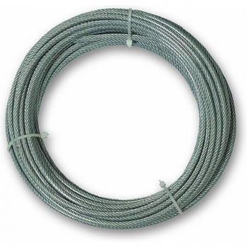 Câble gaine PVC galvanisée Chapuis, 159 kg, 4/6 mm, 20 m de long