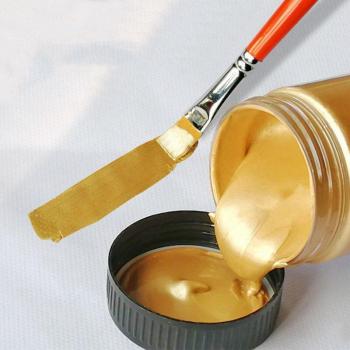 Goldene Acrylfarbe für Statuen 60ml