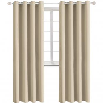 BGment Monochrome Verdunklungsrollo – 182 × 117 cm, 2 Stück