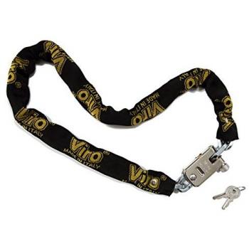 Candado Viro 90cm para bicicleta en negro