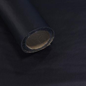 Adhésif réparation cuir PU – revêtement mural noir (140 cm, par mètre linéaire)