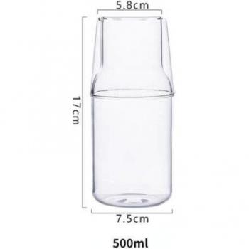 Tetera de borosilicato pequeña, ideal para una persona
