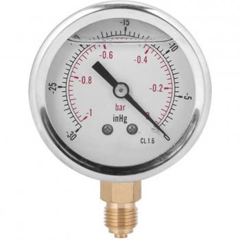 0 bar Compression Test Meter (Oil‑Filled) – TS‑PGGZ604