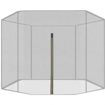 PE Trampoline Safety Mesh – 6‑12 Pole Replacement Net, Elastic Bounce Mat, Nylon Fence