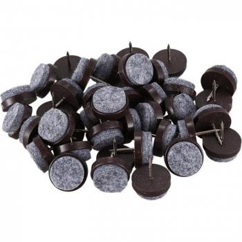 Coussins de protection en feutre pour pieds de meubles, 40 pièces, diamètre 20mm