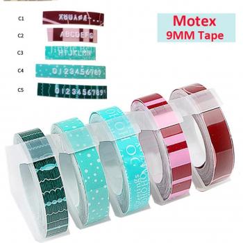 Rollo Cinta Motex 9mm Dymo 12965 – Pack de 5 unidades