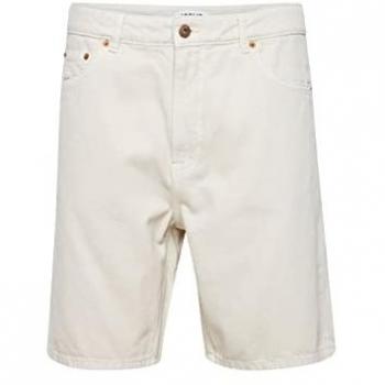 Solid Herren Jeansshorts Regular Fit