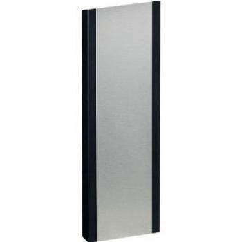 Supporto cassetta postale 1001, nero/acciaio inox