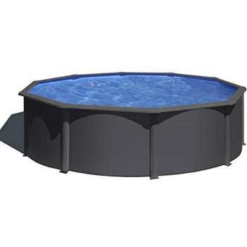 Piscine ronde acier diam 3,70m x H. 1,22m
