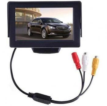 Pantalla Digital de 4,3 Pulgadas para Coche, Monitor de Marcha Atrás