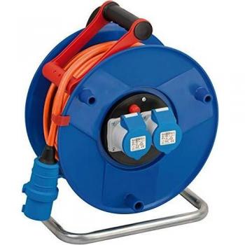 Brennenstuhl Avvolgicavo da Campeggio CEE 230 V con cavo H07RN-F 3G2,5 mm² in arancione e per