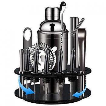 NoirBrew 18‑Piece Rotating Stand Shaker Collection
