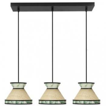 Soffitto Luminare Constantinople 3x27 Verde-Beige
