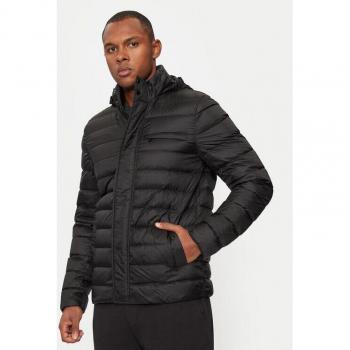 Geox Outdoor Daunenjacke M4625E – Schwarzer Mantel, Regular Fit