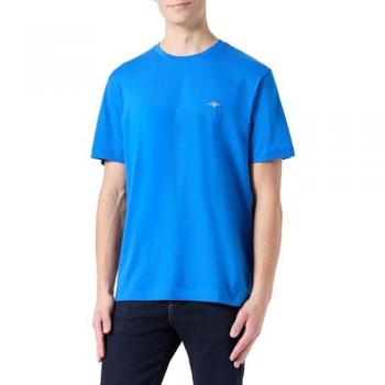 Lapis Blue GANT Shirt a maniche corte, Regular Fit, L