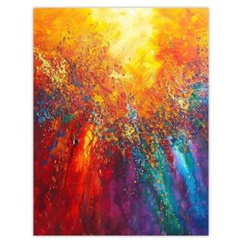 Crimson Sky Cascade