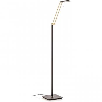 Lampione LED Moderno Rothfels Colore Nero e Ottone