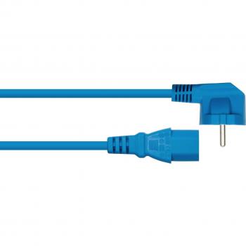 KabelMeister 90° Safety Plug to C13 Extension Cord, KM SK0130-B100, 10 m