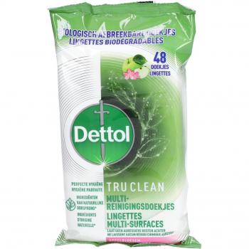 Lingettes Fleurs de Pommier Dettol Tru Clean 48 pcs
