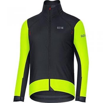 Gore Wear C7 Windstopper Pro – Black/Yellow Racing Jacket – Small Men’s