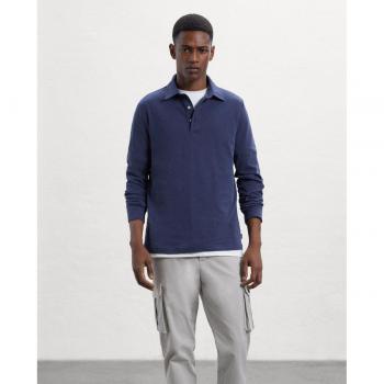Ecoalf Polo Uomo Manica Lunga Navy