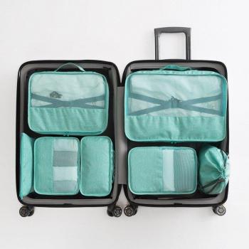 Hylhexyr Men's Duffle Bag and Organizer Pouch Set
