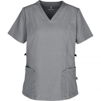 Grau: JOBELINE Verona Damen Kasack, Kleidergröße XS