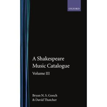 A Shakespeare Music Catalogue