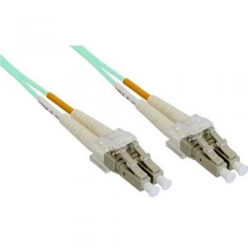 INTOS ELECTRONIC AG InLine® LWL Duplex Kabel, LC/LC, 50/125 µm, OM4, 7,5 m LAN‑Kabel