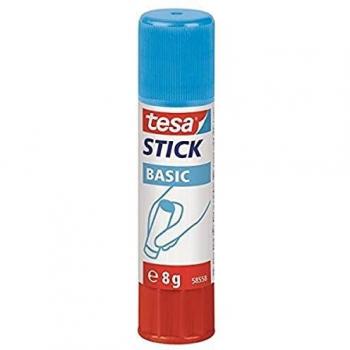 Rotolo di adesivo con stick di TESA, 8 g, bianco