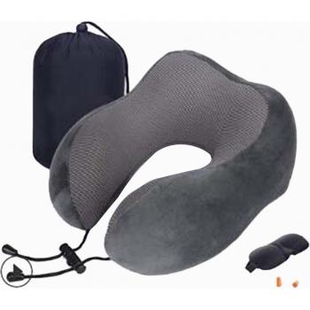 Almohada de Viaje con Máscara y Bolsa de Almacenamiento